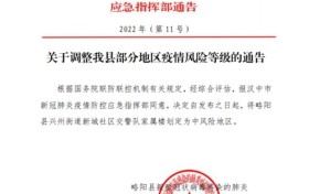 最新！3月10日，略陽部分地區(qū)被調(diào)整為中風(fēng)險(xiǎn)地區(qū)